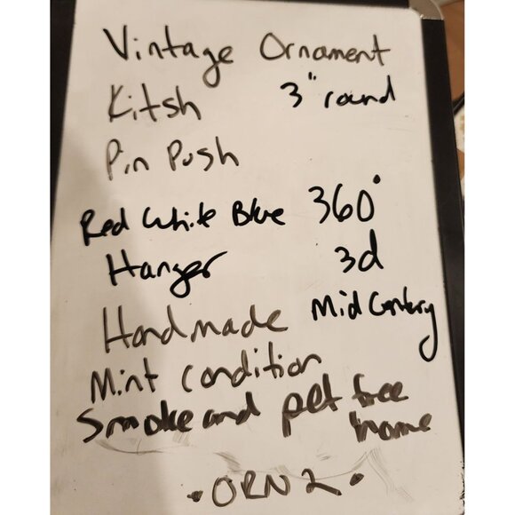 Diorama Kitsch Christmas Ornament Pushpin Handmade Mid Century Unique•Orn2 - Picture 7 of 7